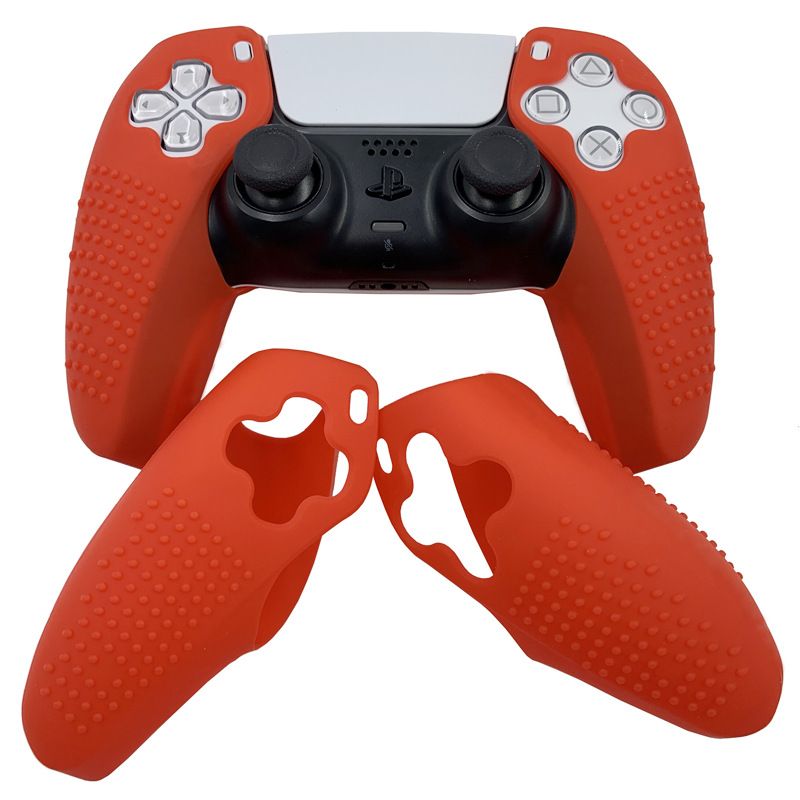 PS5 left and right handle split silicone case PS5 handle grip protective case PS5 silicone case oil injection high quality