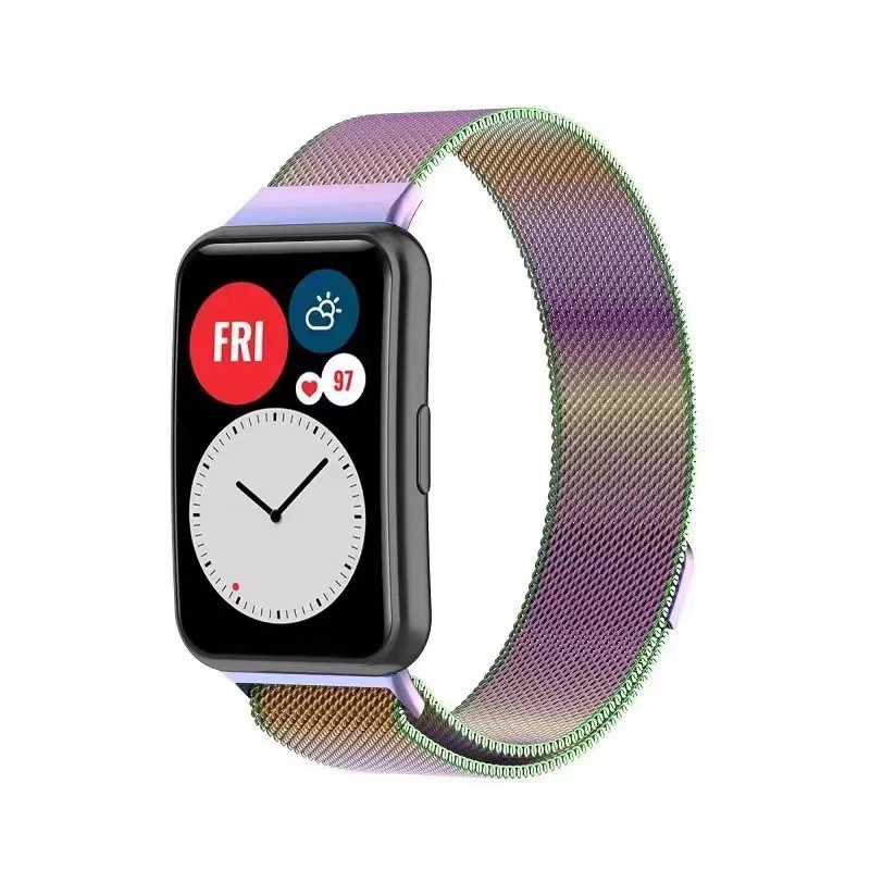 For Huawei Huawei watch Fit1 smart watch special Milan watch strap stainless steel metal steel belt