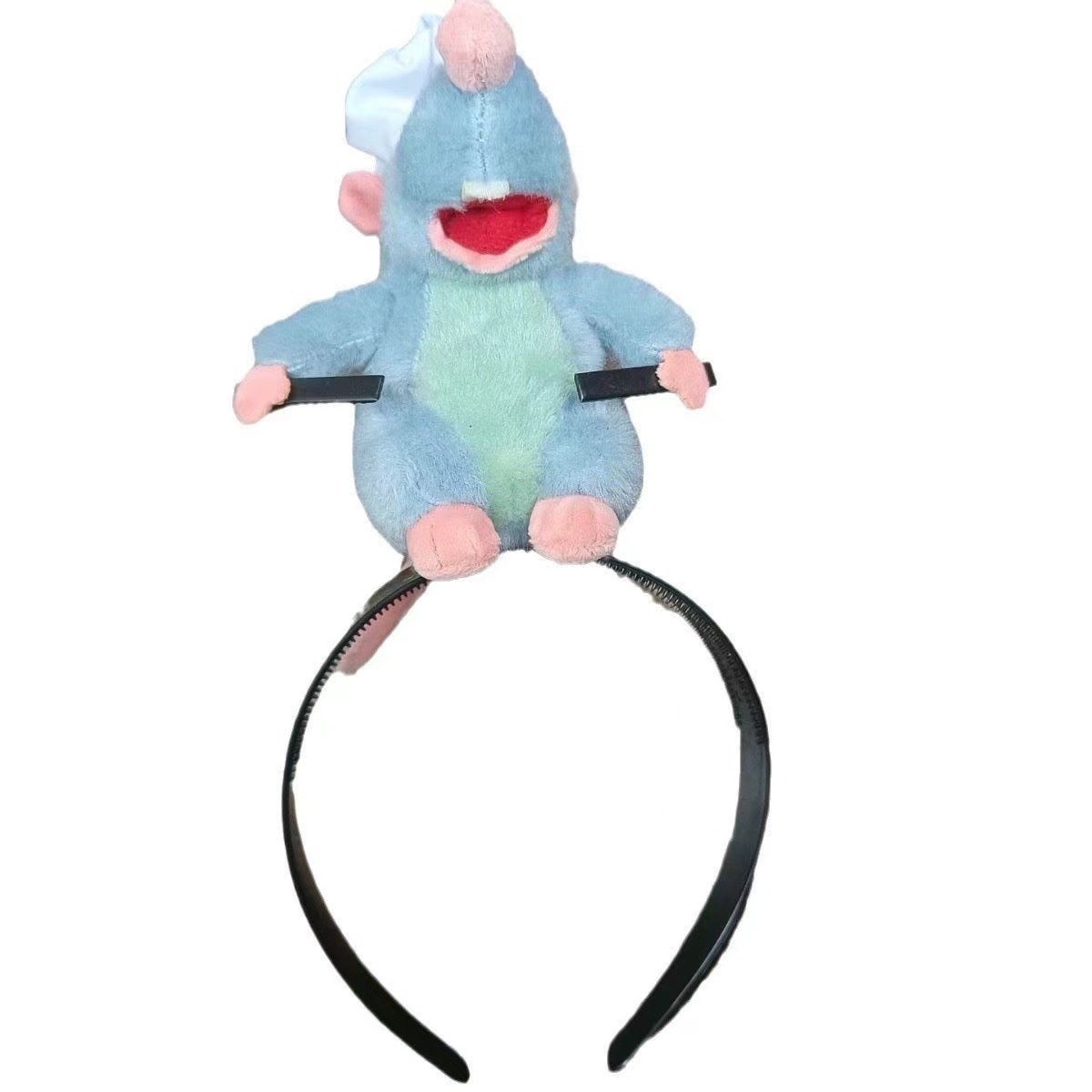 Ratatouille Hairband Same Style Funny Style Cartoon Plush Doll Peripheral Mouse Clip Headband Hair Accessories Headband