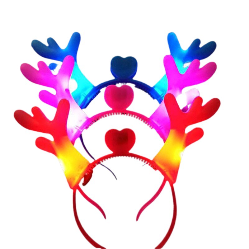 Luminous headband children's toys wholesale push drainage gift gift night market stall hot selling veil wave ball