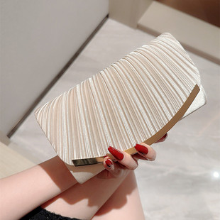 High-class banquet bag dress all-match European and American hand bag slung ladies socialite diamond chain bag cross-border foreign trade