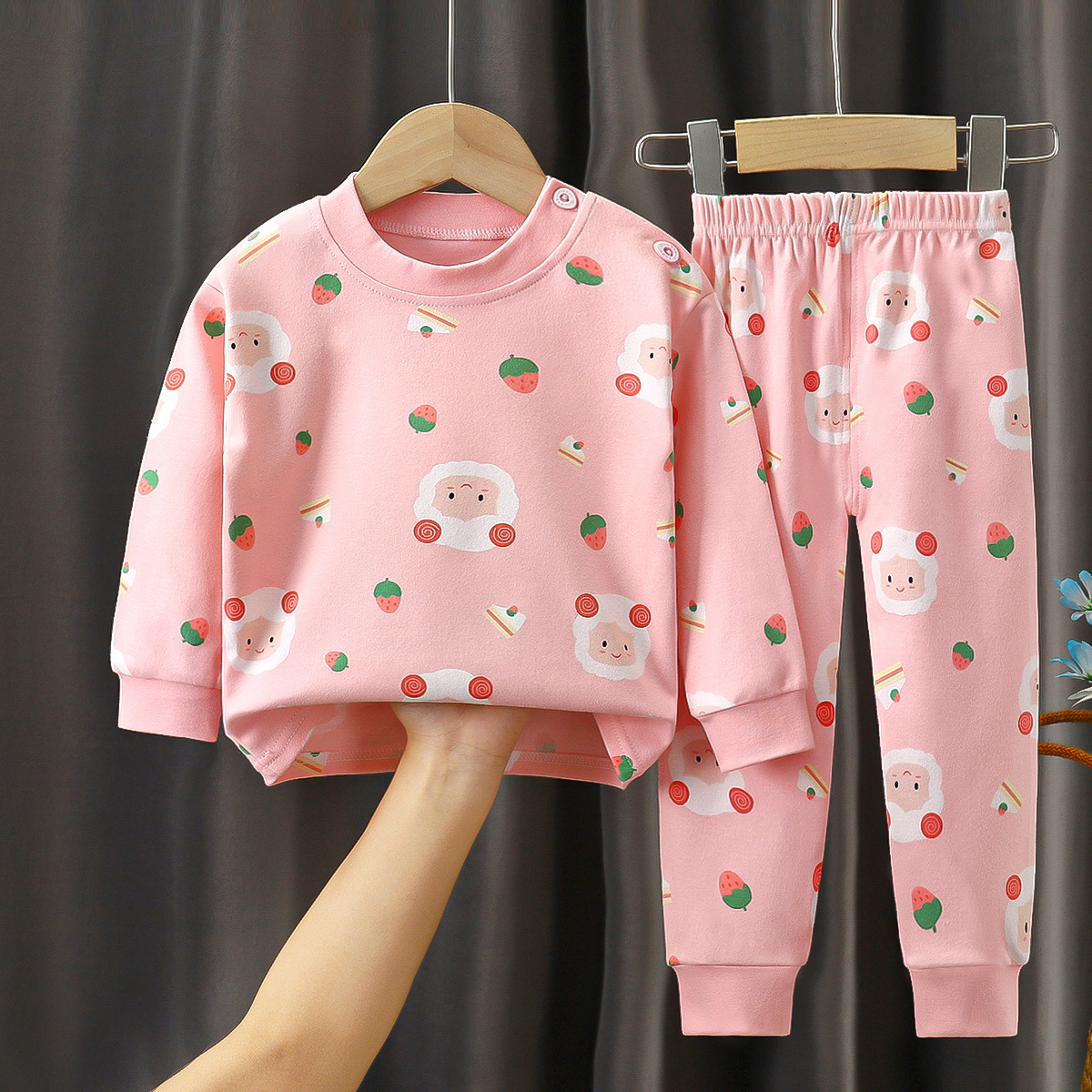 Children's underwear set cotton Autumn New Baby autumn clothes long pants boys warm girls clothes children's clothing wholesale