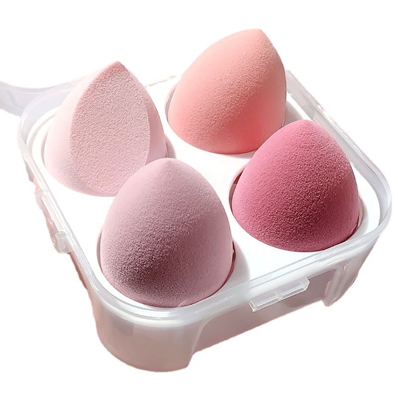 Beauty makeup egg suit wholesale bubble big puff gourd water droplets oblique cut makeup egg sponge beauty makeup tools makeup egg