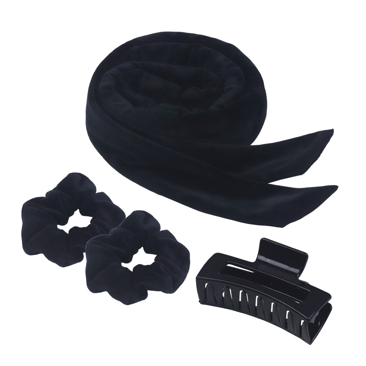 Factory Customized Amazon Cross-border New Bow No Heat Curling Hair Stick Lazy Artifact Sleep Sleeping Hair Band