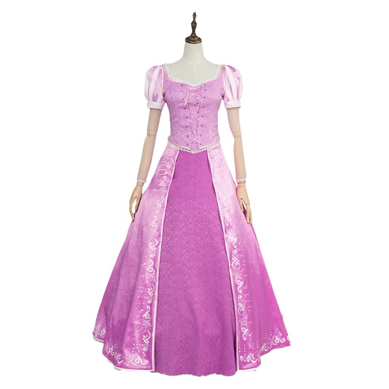 Magic Hair Cos Rapunzel cosplay Costume Halloween Cosplay Princess Le Pei Dress in stock