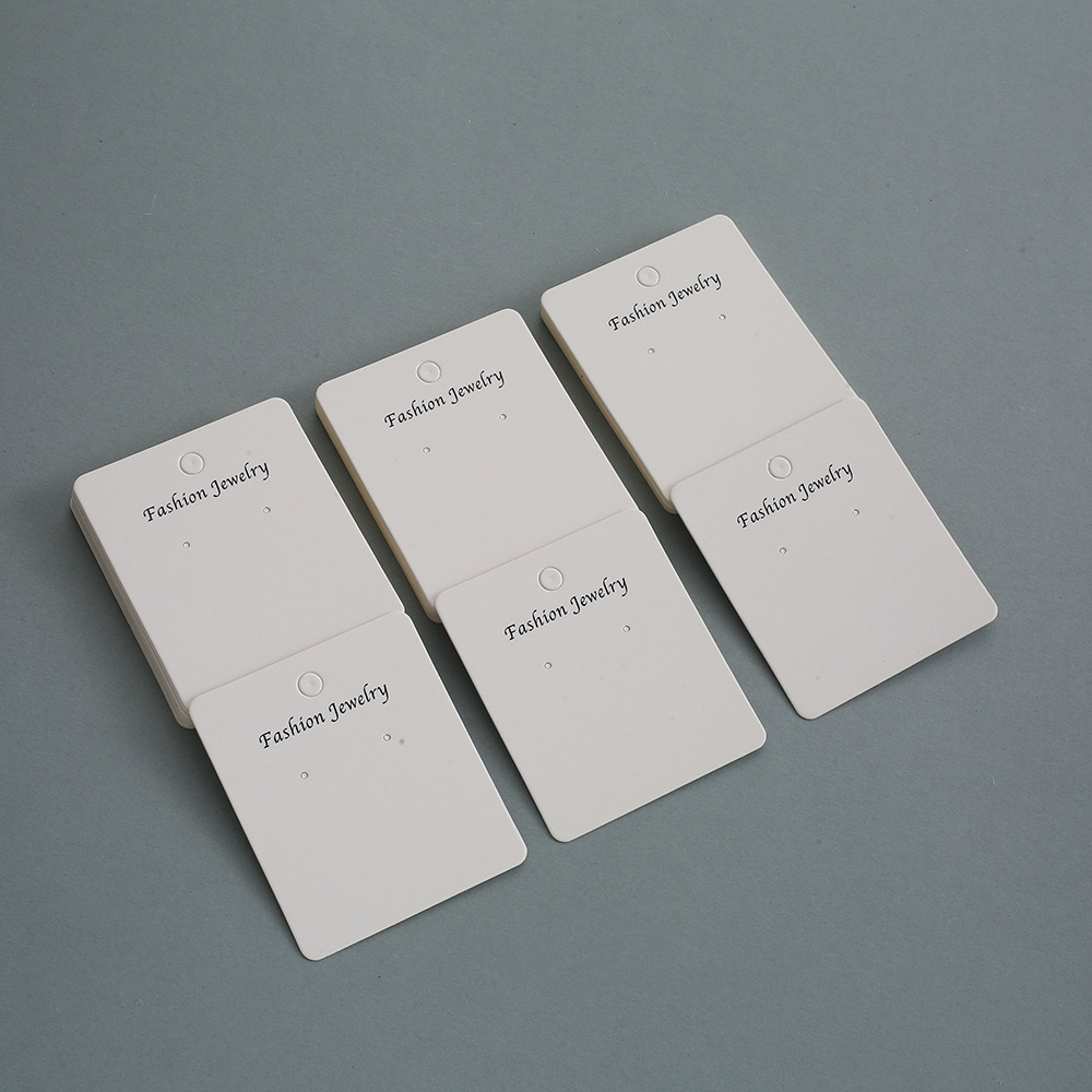 Popular PVC Jewelry Earrings Cardboard Earrings Card Printing Jewelry Card Jewelry Earrings Packaging Card in stock Wholesale