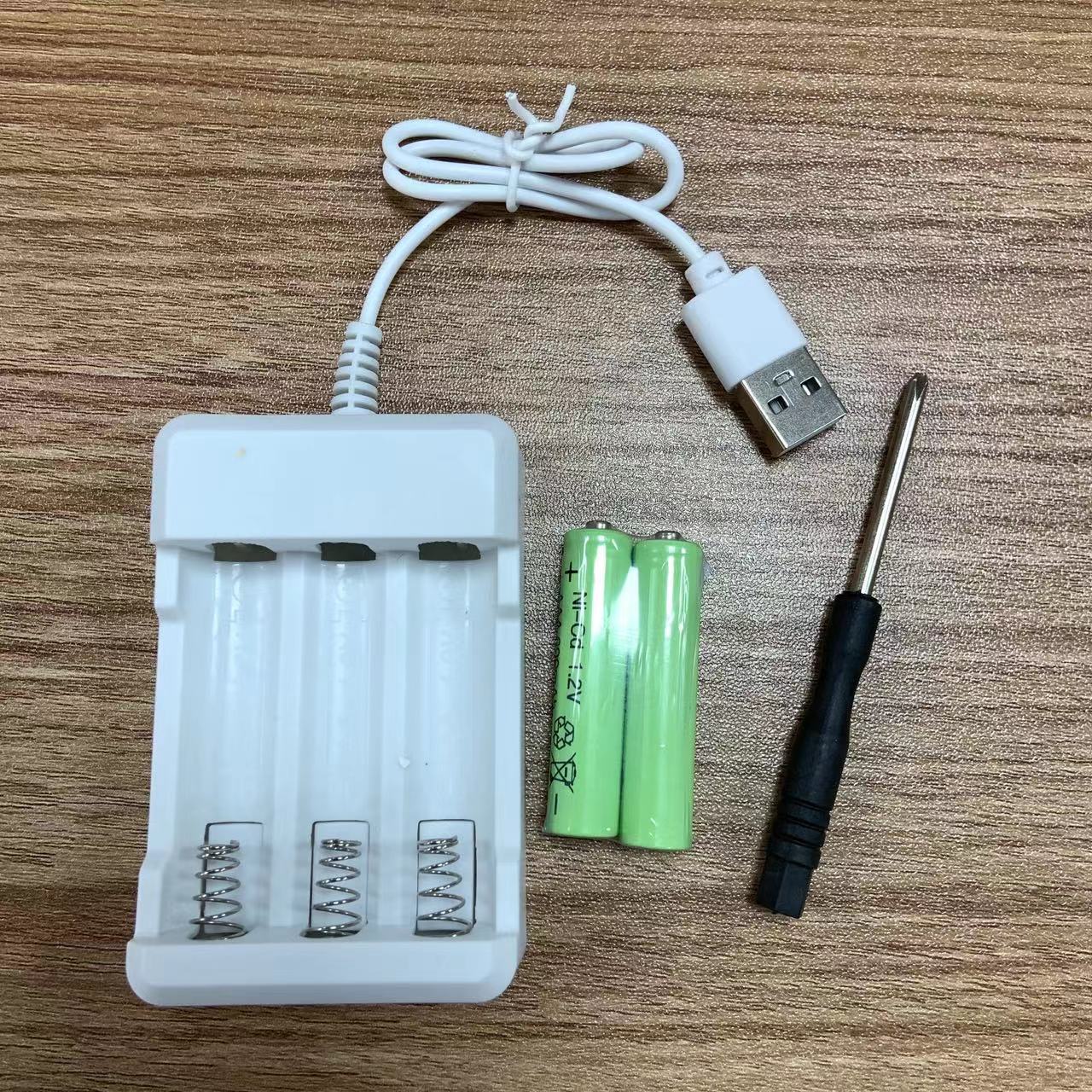 Huanger maternal and child toy accessories No. 5 Rechargeable Battery No. 7 ordinary battery charger screwdriver toy accessories