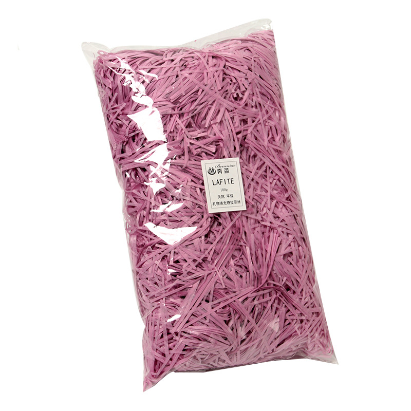 100g large amount of candy box sugar bag shredded paper gift box filler color raffia grass shredded paper raffia grass wholesale