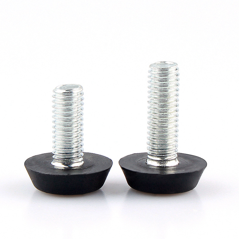 Three-wire Bottom Furniture Plastic M6 Adjustable Foot Stable Foot Storage Rack Adjustable Floor Mat Moisture-proof Heightening Screw Foot Mat