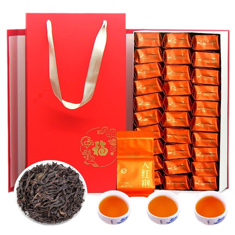 Dahongpao Cinnamon Oolong Tea Zhengshan Small Tea Gift Box Jin Junmei Black Tea Biluochun Gift Free Shipping