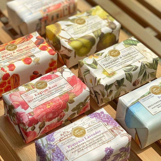 Han Baoli soap French soap grinding handmade soap gift box with soap wedding factory wholesale