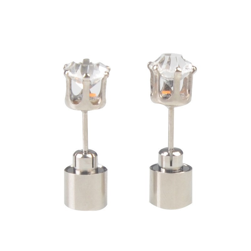 Net Celebrant New Colorful LED Luminous Earrings Bar Party Singing K Electric Syllable Night Club Cool Luminous Earrings Earrings
