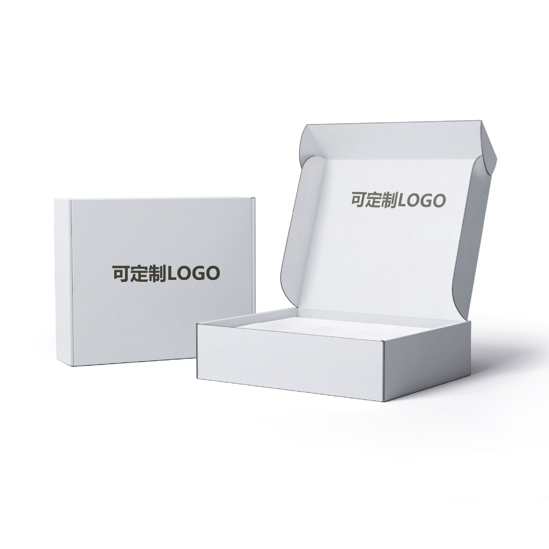 In stock color aircraft box carton black aircraft Box square express box white aircraft box packaging box