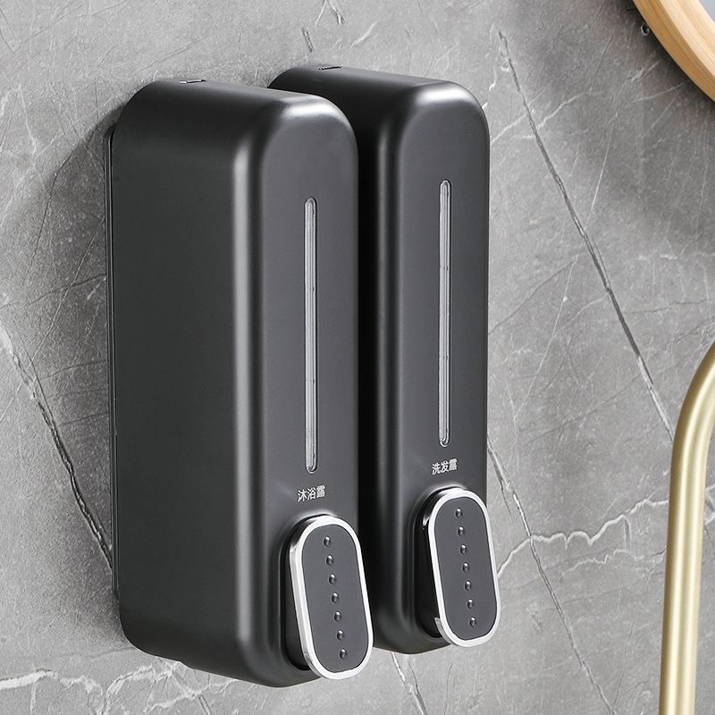 350ml capacity manual pressing soap dispenser hotel bathroom shampoo bath liquid box squeeze liquid dispenser