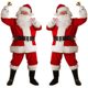 Cross-border foreign trade Santa Claus costume adult men's gold velvet Santa Claus performance costume Halloween performance costume