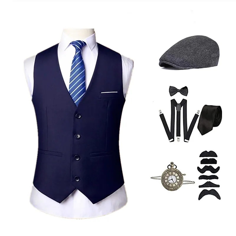 Foreign trade hot 1920s Gatsby party suit Carnival vest Annual Meeting stage performance singer hip hop