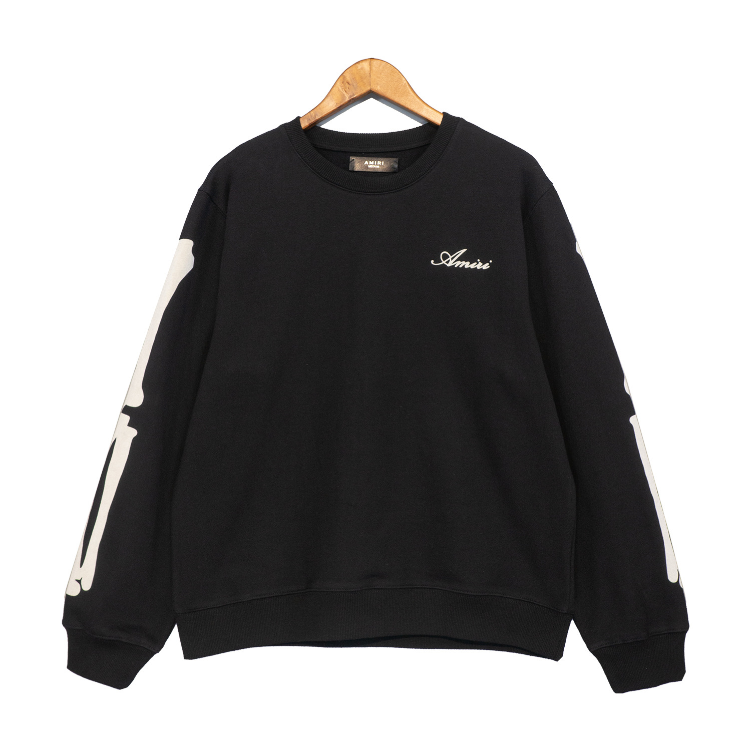 Trendy New Skeleton Printed Round Neck Sweater Loose Pullover Terry Sweater