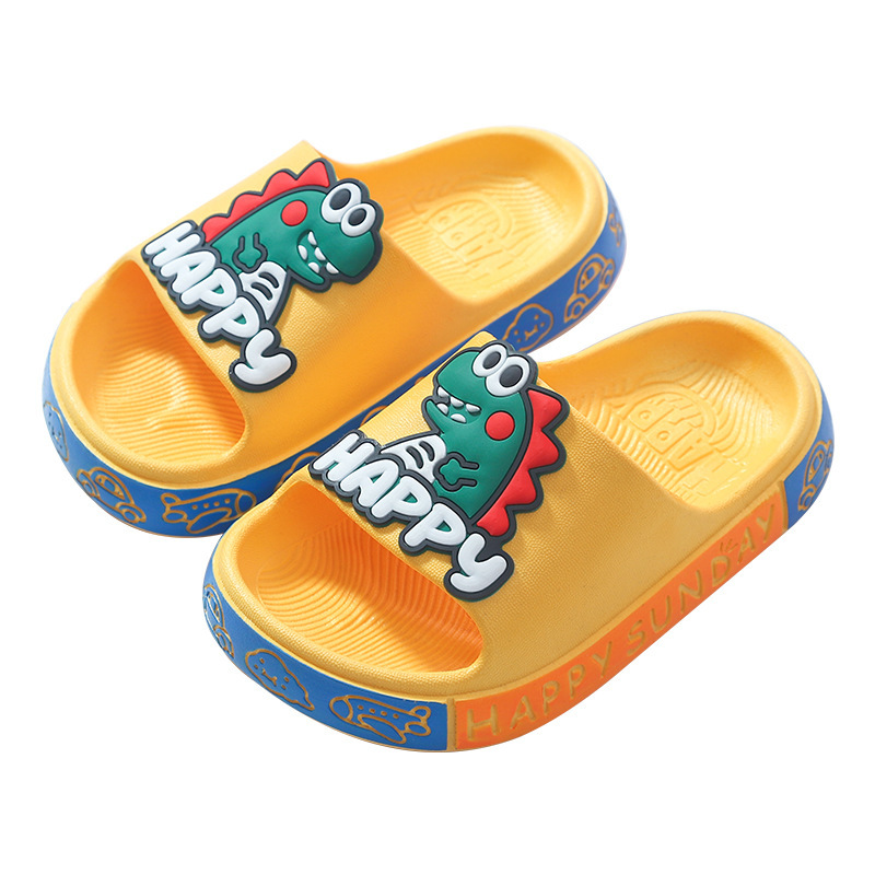 Children's slippers summer soft bottom children's indoor cartoon cute boys and girls home baby slippers a generation of hair