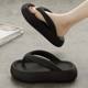 Women's summer home eva thick-soled soft-soled home non-slip deodorant slippers men's height increasing cross-border