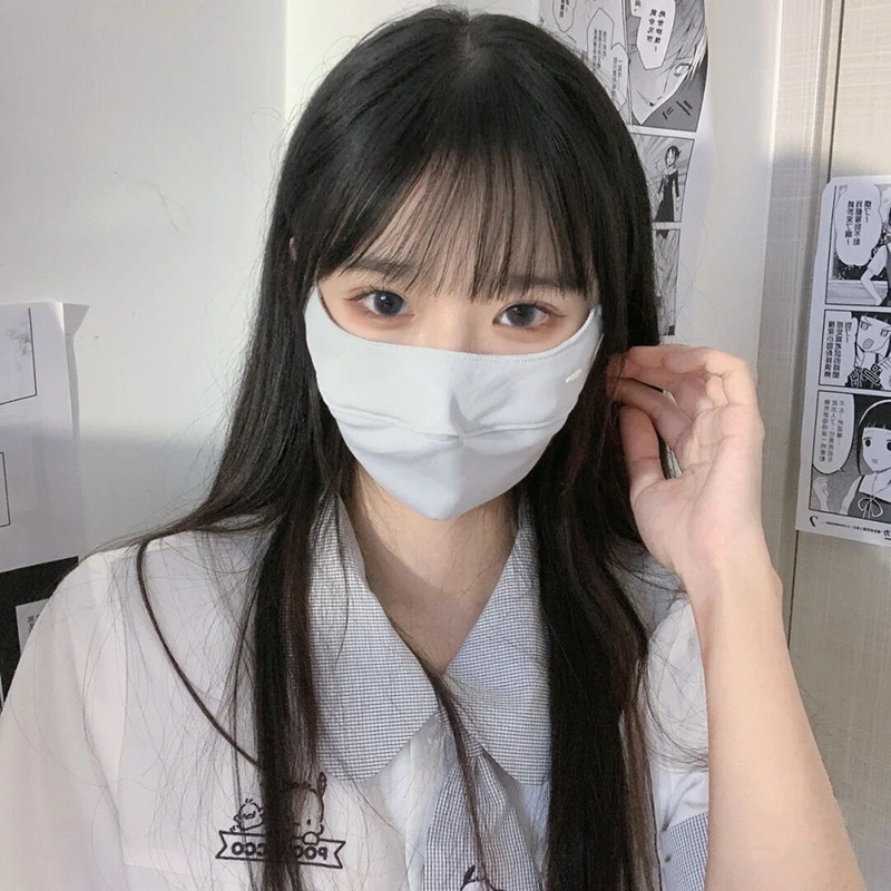 Internet Celebrity Wig Women's Long Hair Air Bangs Full Head Cover Korean Style Temperament Age-reducing Hairstyle Black Long Straight Hair Wig Cover