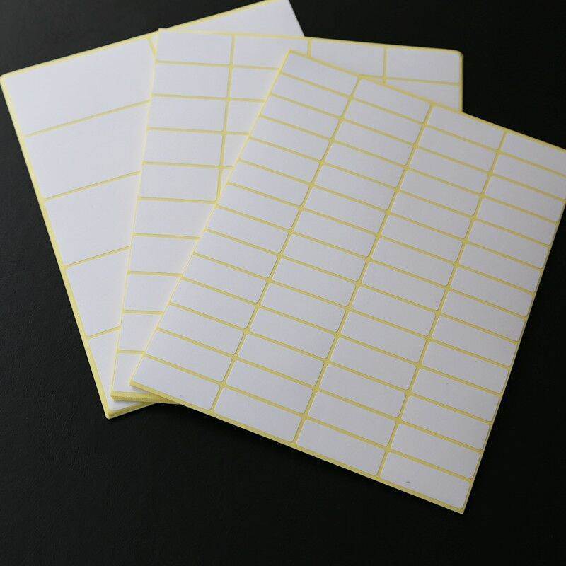 A5空白ステッカーシール白は手書きで名前番号を印刷して貼り付けることができます。|undefined