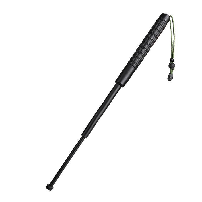 Car Portable Hummer Handle Men's and Women's Self-Defense Plastic Stick Three-Section Telescopic Self-Defense Stick Whip Breaking Window Stick