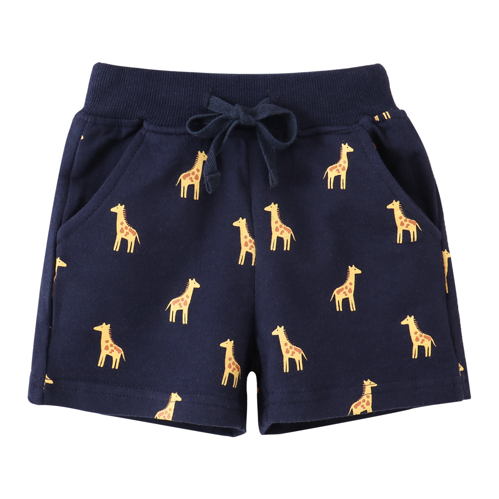 Summer children's new cotton strip shorts boys and girls casual pants children's clothing cotton children's pants wholesale