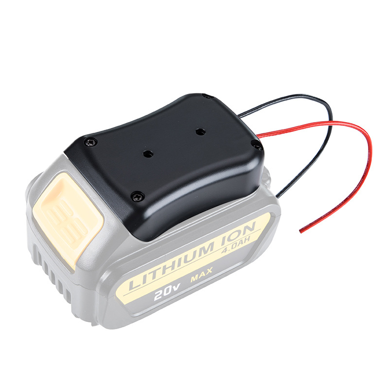 The New is suitable for DeWalt/Dewei 14.4 V-18V battery pack external power supply adapter connector with wire