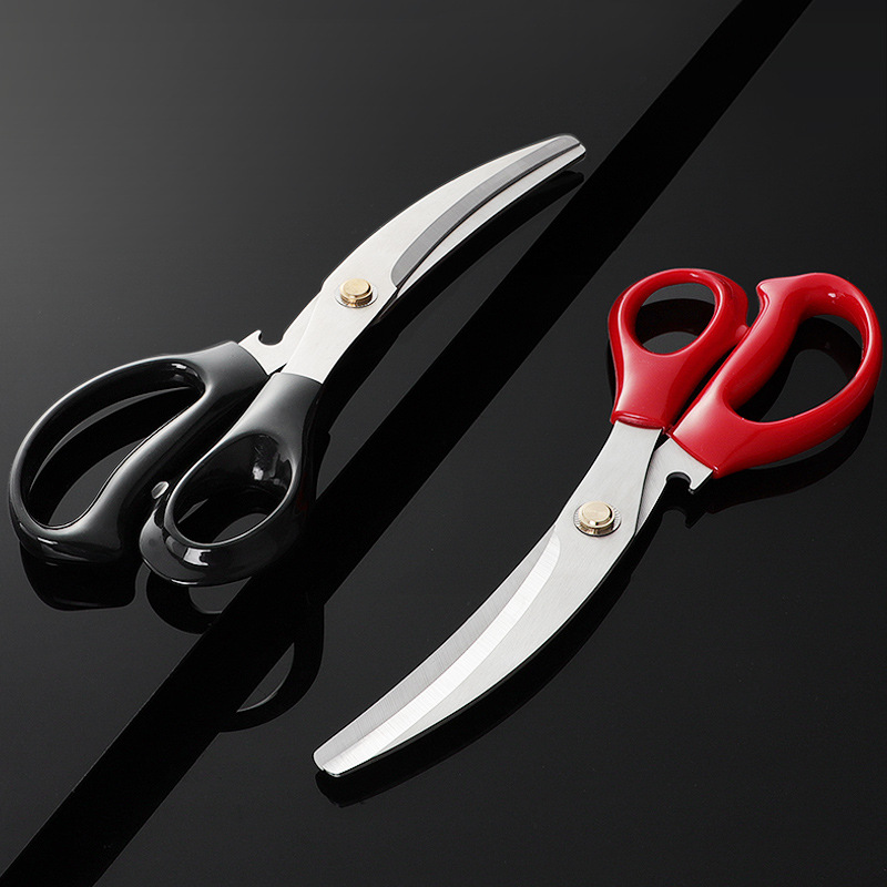 304 Stainless Steel Korean Barbecue Clip Lengthened Steak Clip Buffet Barbecue Clip Restaurant Kitchen Cuisine Scissors