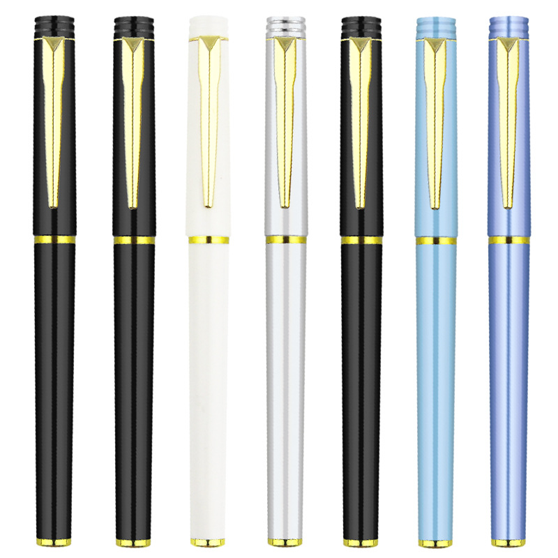 Advertising pen custom Logo printing high-end business sign pen custom gift publicity water pen lettering gel pen