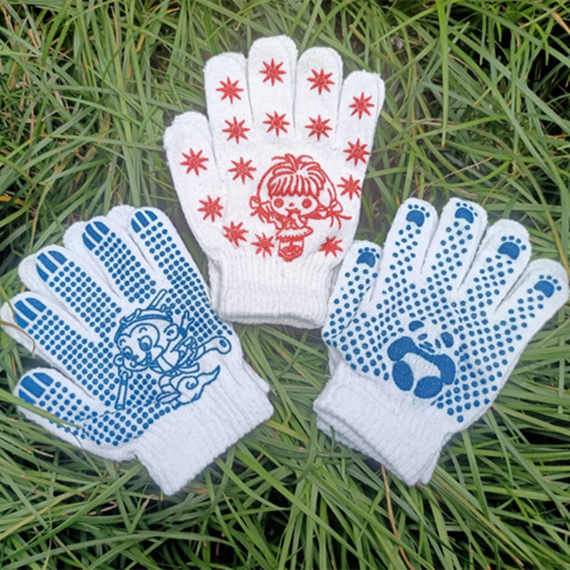Children's Children's Tug-of-war Fitness Games Point Plastic Gloves Primary School Students Kindergarten Junior High School Students Labor Gloves