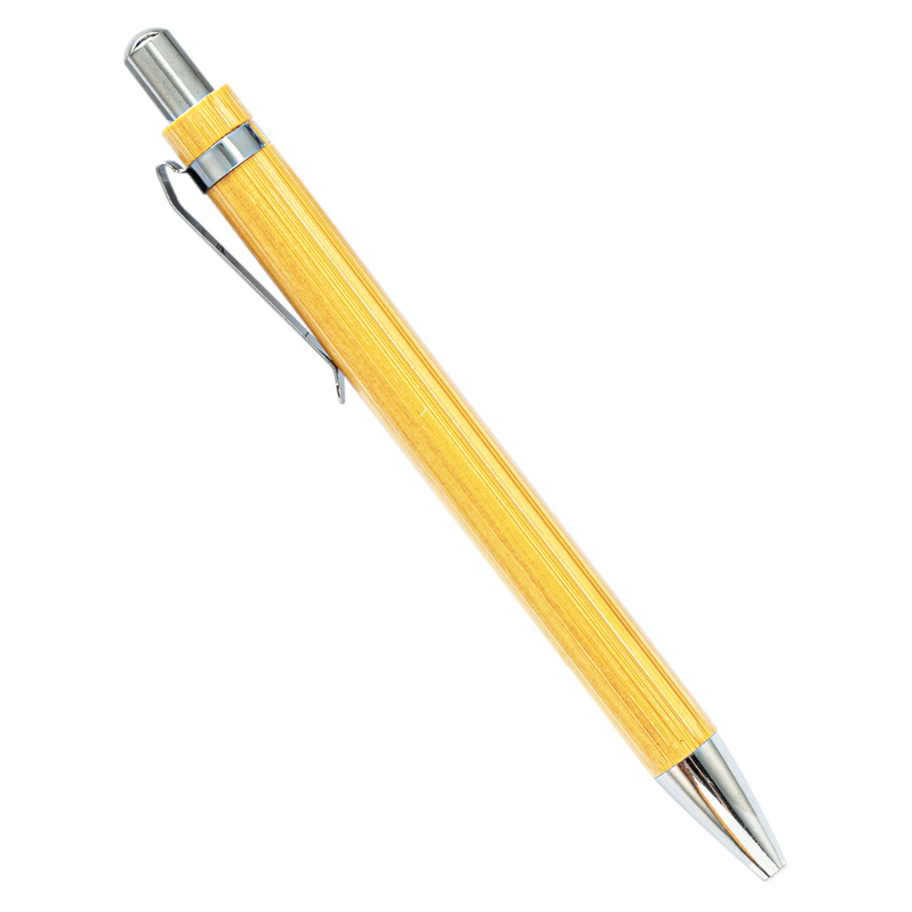 Bamboo Pen Spot Wholesale Bamboo Material Advertising Pen Ballpoint Pen Printable logo Gift Pen Press Bamboo Pen