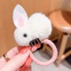21# white rabbit hair ring