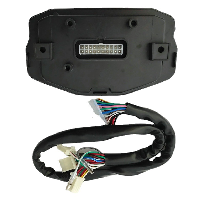 Motorcycle bare handle car modification color screen LCD meter speed adjustable 1-6 speed speed water temperature oil meter 2 cylinder 4 cylinder