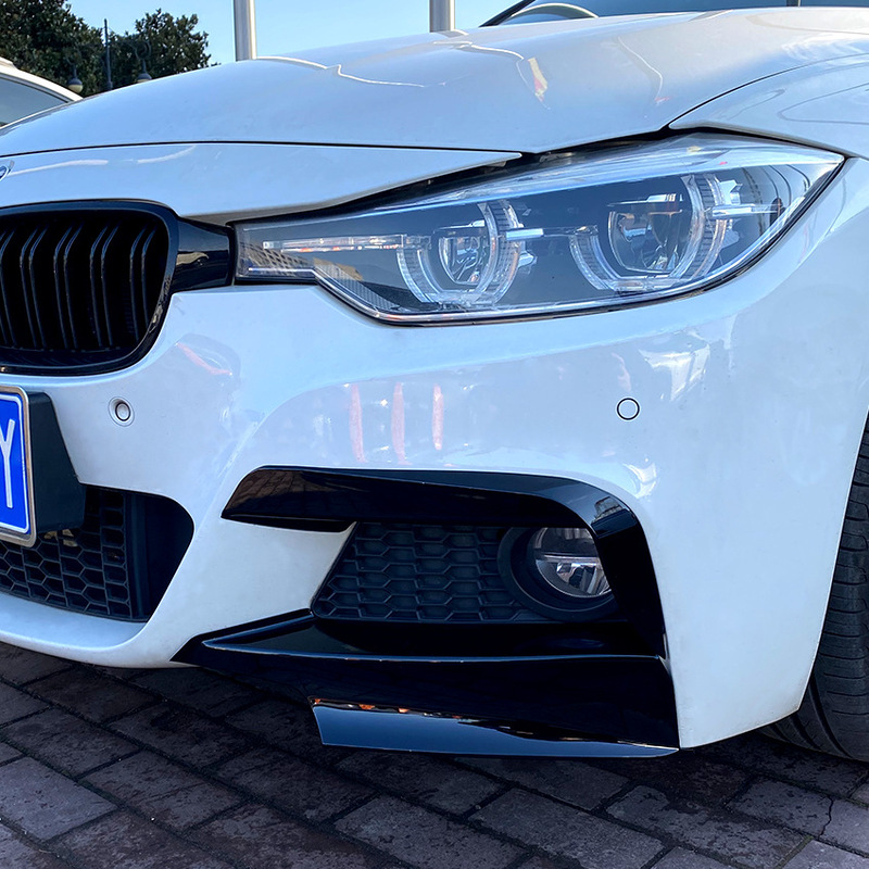 M パックフロントバンパー修正 Bmw 3 シリーズ F30 320i 325i 2013-2019 フォグライト風ナイフ角度トリム|undefined