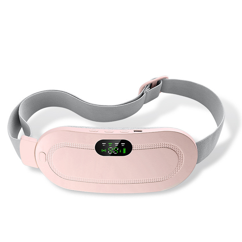 Rechargeable Digital Display Heating Warm Palace Belt Aunt Artifact Waist Protection Vibration Massager Relieve Female Dysmenorrhea Warm Palace Treasure