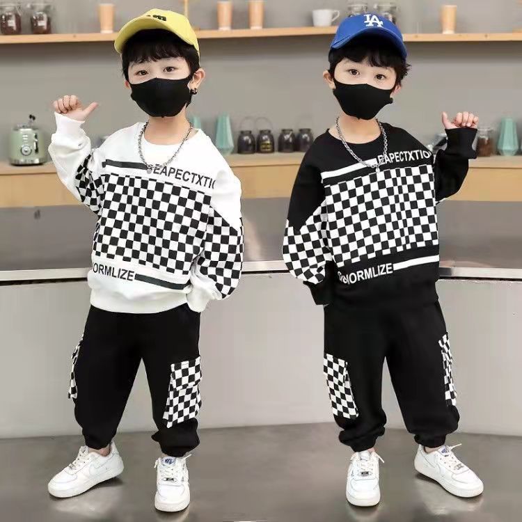 Children's Wear Boys' Spring Wear 2023 New Suit Western Style Mid-Year Children's Spring and Autumn Fashionable Clothes Children's Handsome Trendy Cool