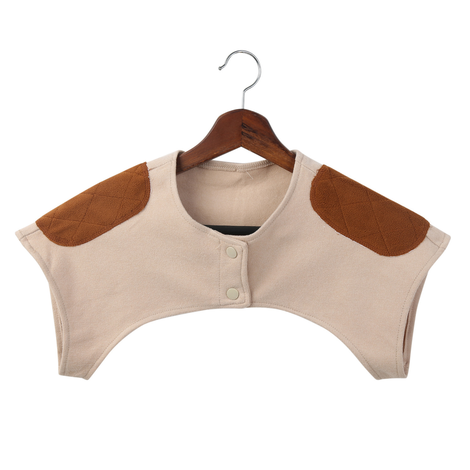 De velvet pregnant mother sleeping cervical spine cold-proof waistcoat autumn and winter middle-aged and elderly warm shawl female invisible confinement shoulder pad
