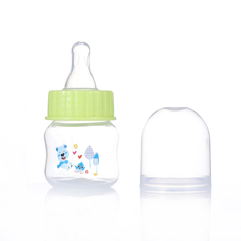 Factory direct supply newborn baby standard caliber 50ml bottle horizontal anti-fall pet bottle mother and baby supplies