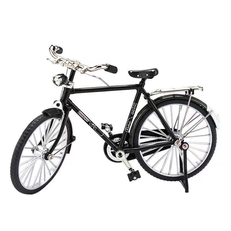 Independent DIY 28 bar bicycle alloy model retro simulation children Boy puzzle assembled toy car