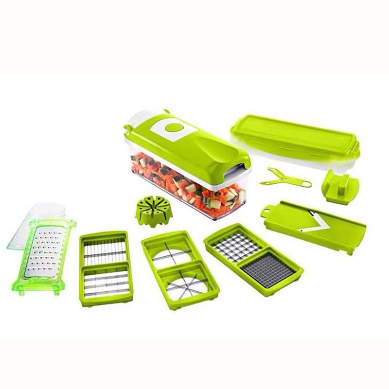 新しい多機能キッチン野菜カッター 12 個セット家庭用ポテトシュレッダー小型ツール手動フードプロセッサー|undefined