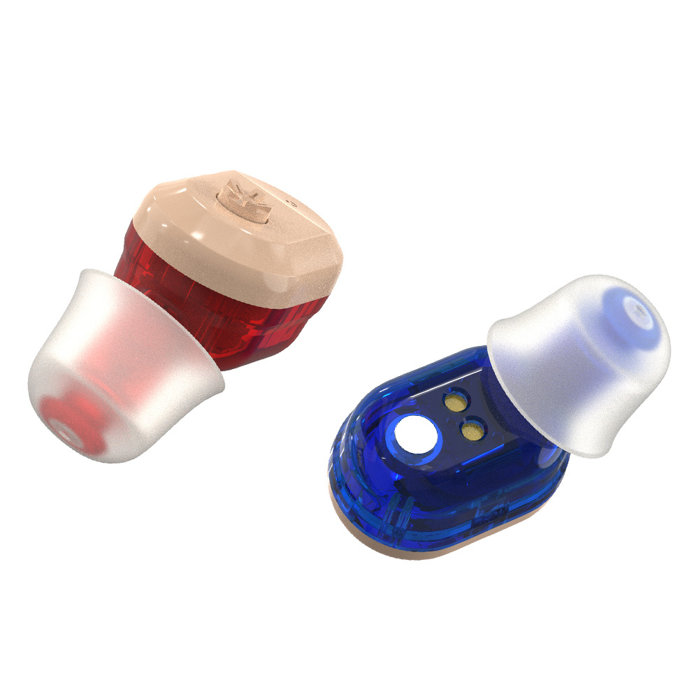 [Explosions] Charging bin hearing aid pair sound amplifier Hearing aids sound insulation and noise reduction assistance