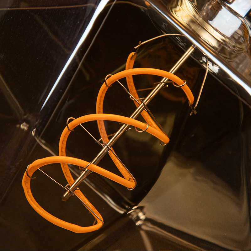 Special-shaped lamp transparent glass LED lamp retro lamp wire warm light LED bulb restaurant