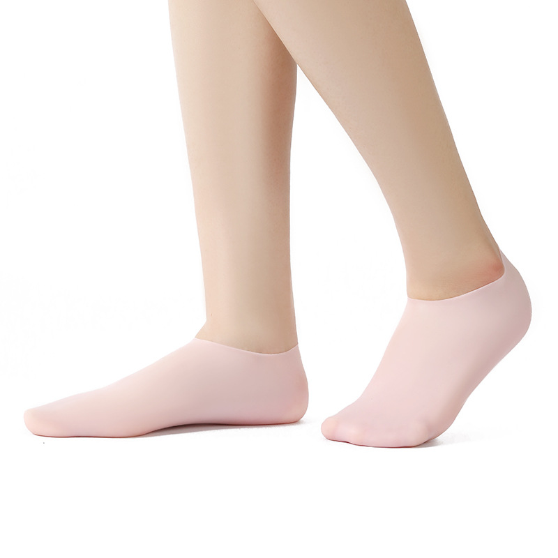 Full-foot moisturizing anti-cracking silicone socks men and women foot protection cover anti-foot heel cracking protective cover foot mask protective socks