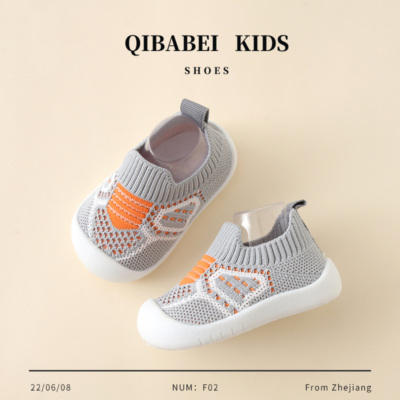 Baby Toddler Shoes Soft Sole Non-slip Baby Shoes Spring and Autumn Slip-on 01-3 Years Old Children Men and Women's Spring and Autumn Shoes and Socks Young Children