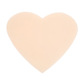 Heart-shaped chest patch (skin color)