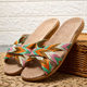Summer new sandals and slippers linen slippers women's home breathable household couples indoor mute light slippers wholesale