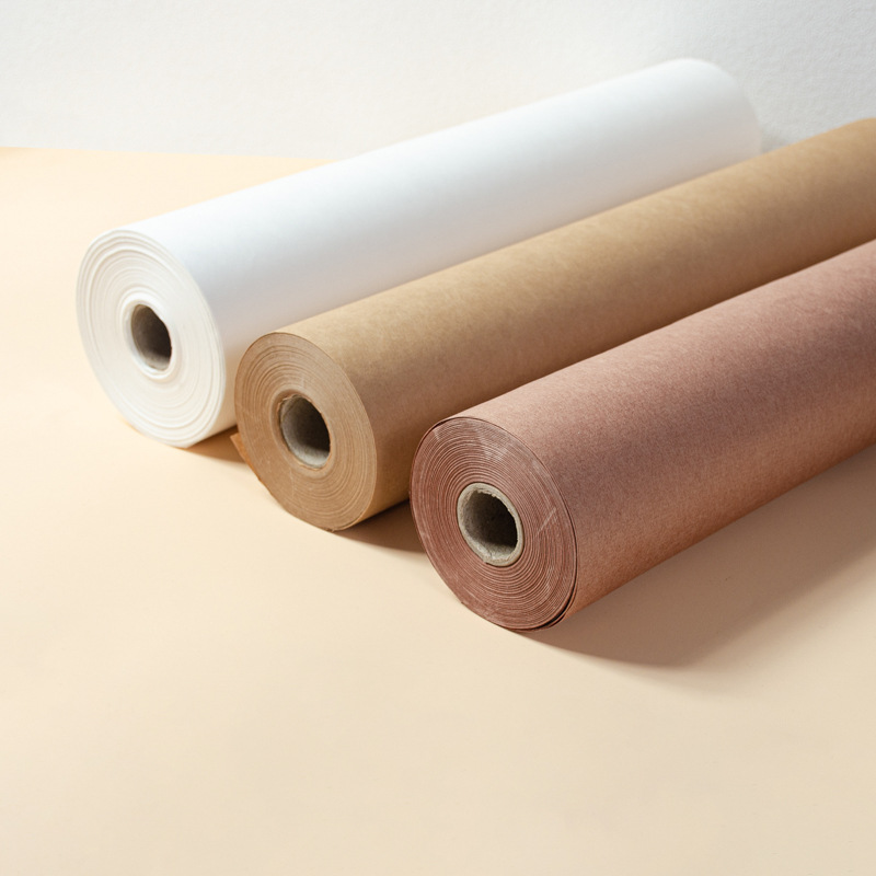Cross-Border food grade meat wrapping paper Amazon hot Kraft paper pink natural color white butcher paper