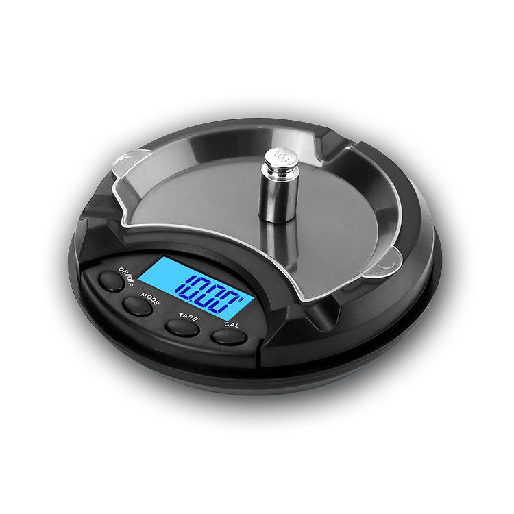 Creative ashtray electronic scale 0.01g jewelry scale small gram weight baking scale mini cross-border pocket scale manufacturers