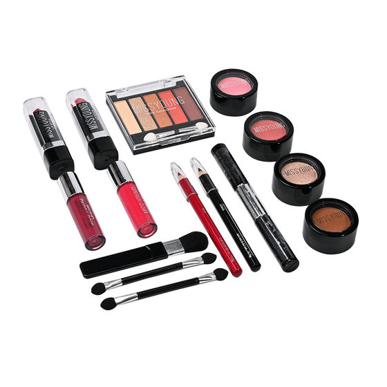 Explosive makeup suit eyeshadow plate lipstick non-stick Cup matte lip gloss mascara cosmetics suit